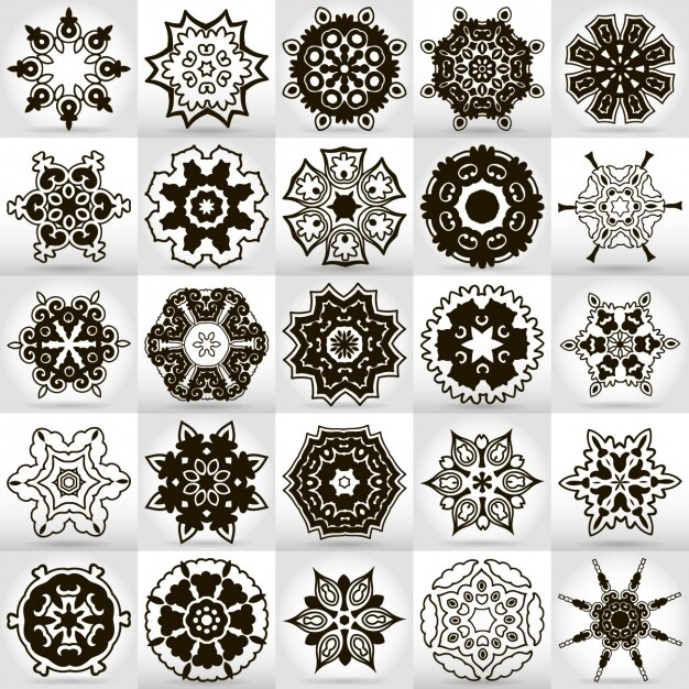 Colección de diseños de mandala