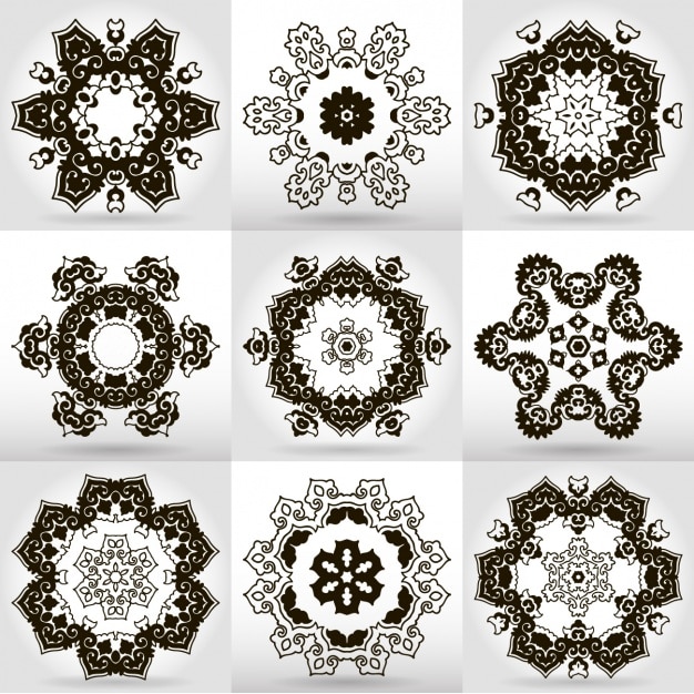 Colección de diseños de mandala