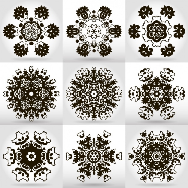 Colección de diseños de mandala