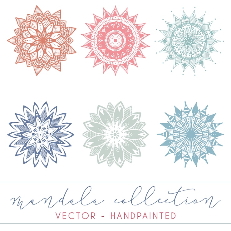 Colección de diseños de mandala