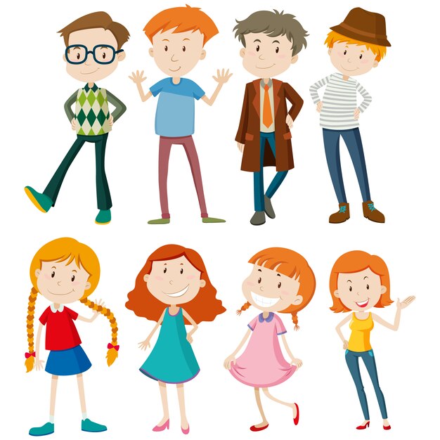 Colección de diseños de personas