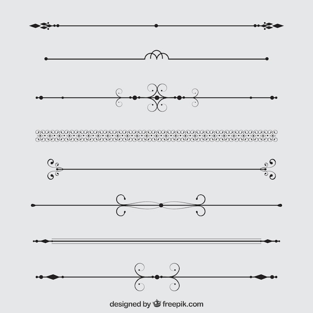 Colección divisores decorativos