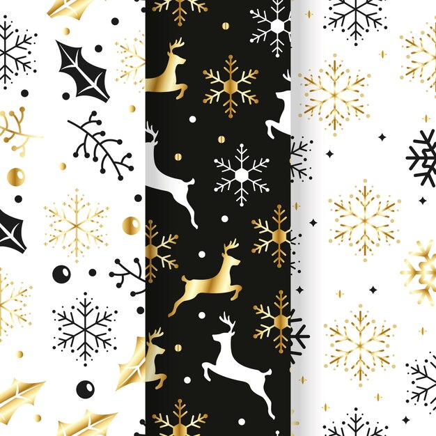 Colección dorada de navidad