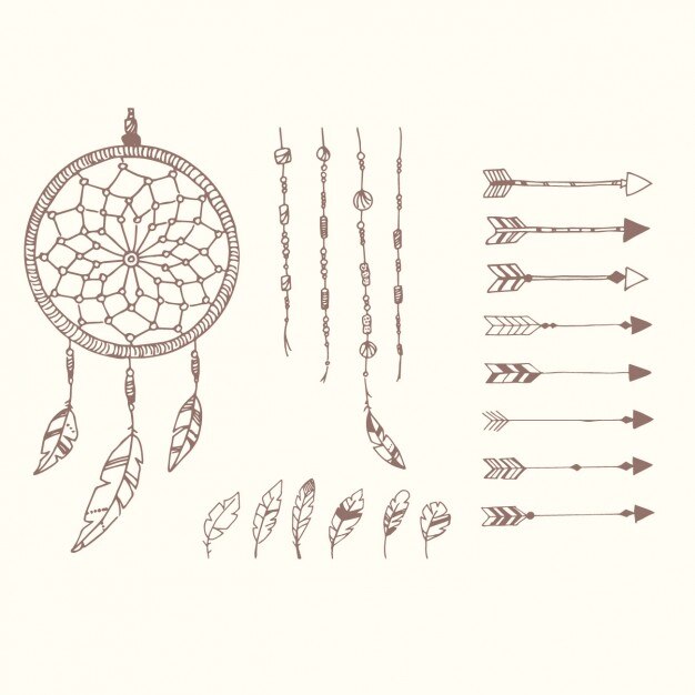 Colección de elementos decorativos