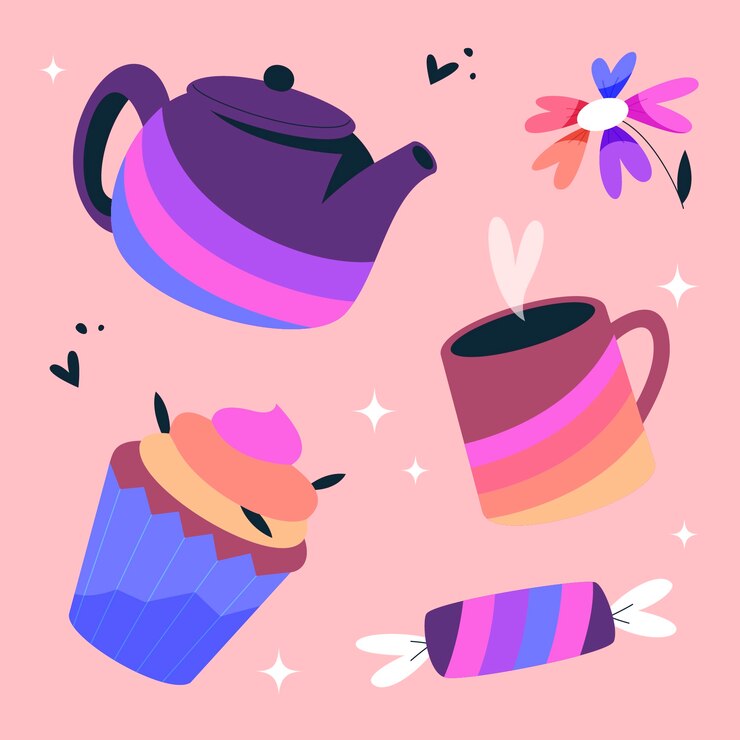 Vector gratuito colección de elementos de diseño plano para la celebración del mes del orgullo