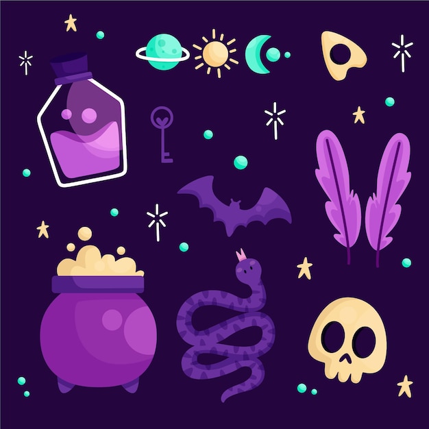 Colección de elementos esotéricos