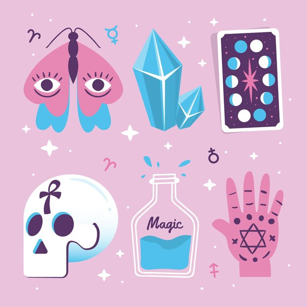 Colección de elementos esotéricos