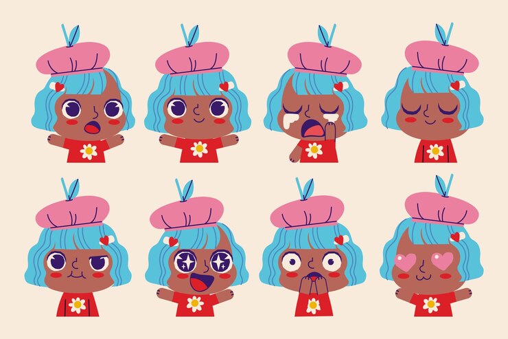 Vector gratuito colección de elementos de gestos dibujados a mano