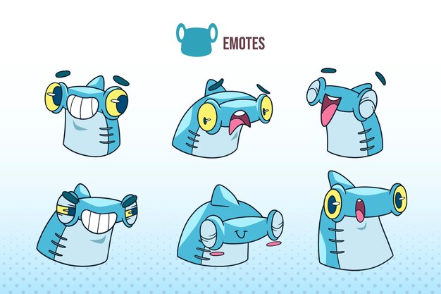 Colección de elementos de gestos dibujados a mano