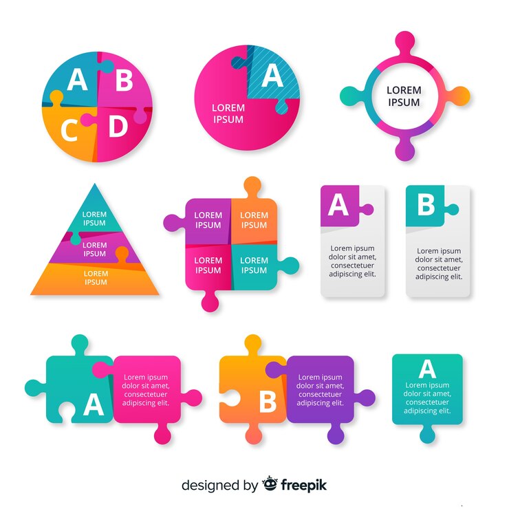 Vector gratuito colección de elementos de infografía degradados