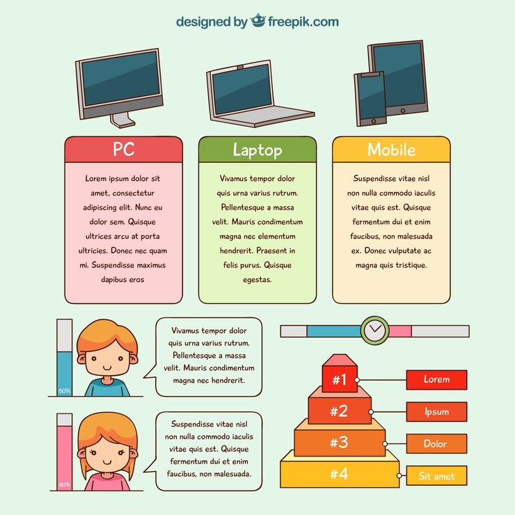 Vector gratuito colección de elementos de infografía dibujada a mano