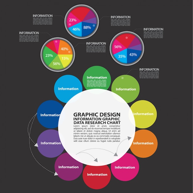 Colección de elementos de infografía