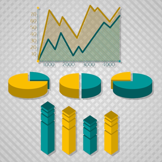 Colección de elementos infográficos gratuitos