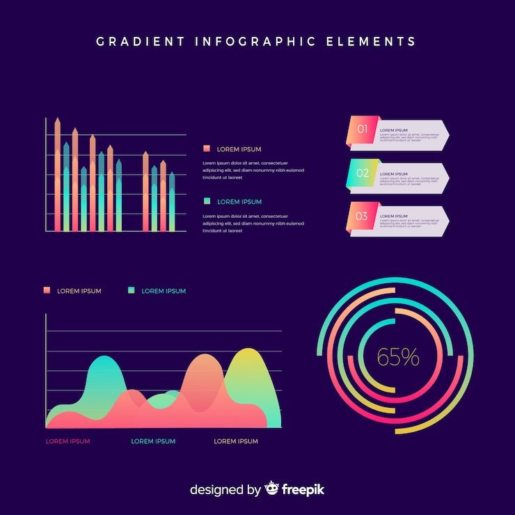 Vector gratuito colección de elementos infográficos