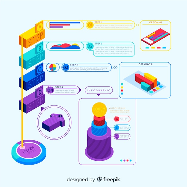 Colección de elementos infográficos