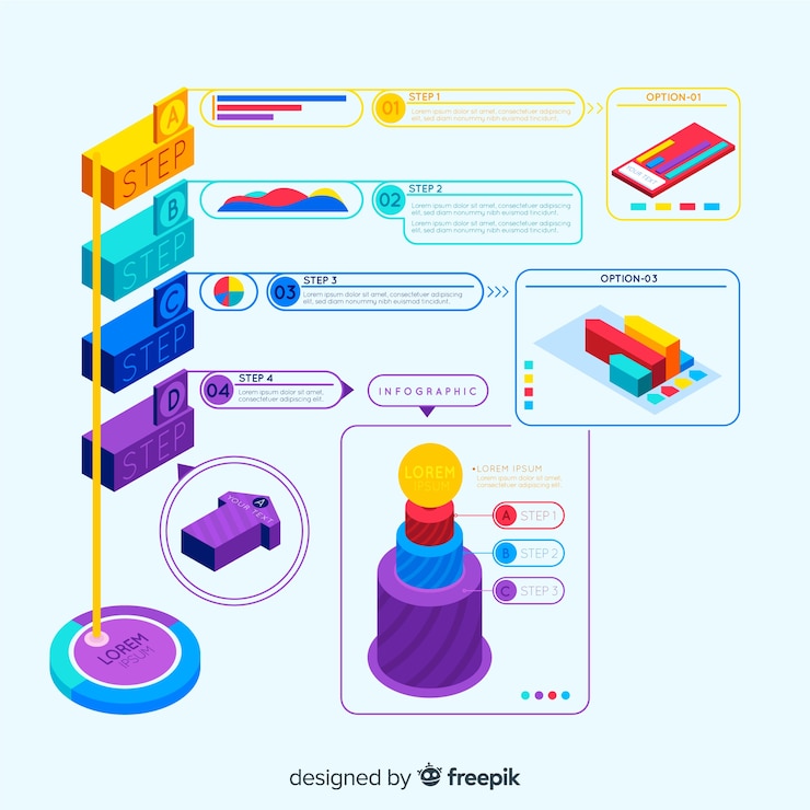 Vector gratuito colección de elementos infográficos