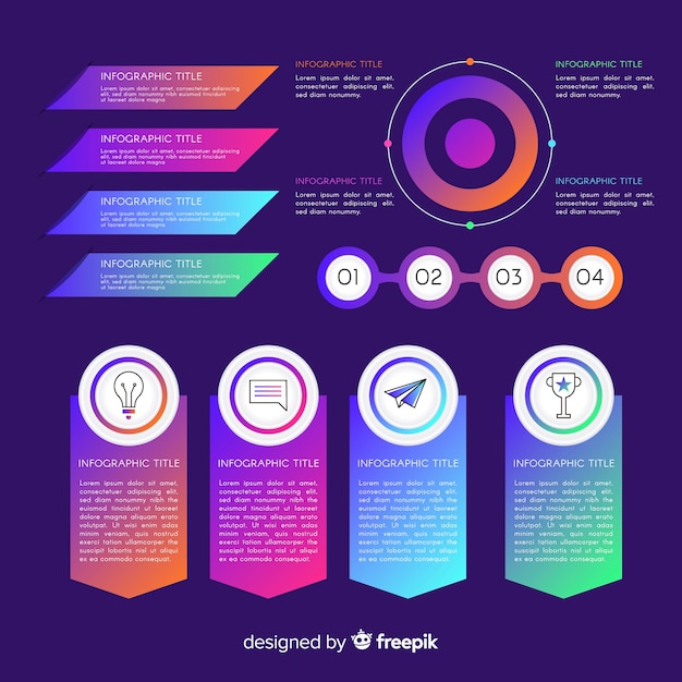 Colección de elementos infográficos