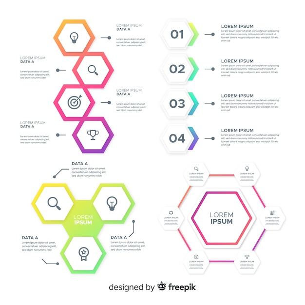 Colección de elementos infográficos