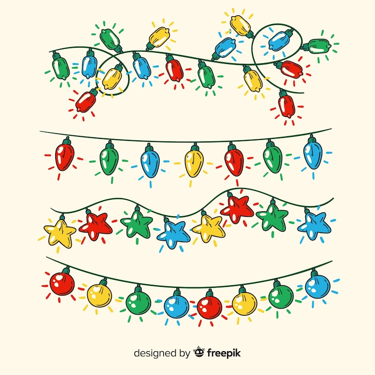 Vector gratuito colección de elementos navideños dibujados a mano