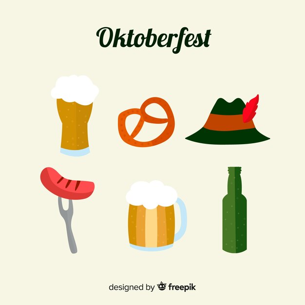 Colección de elementos de oktoberfest