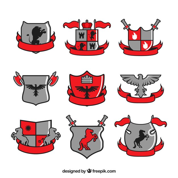 Colección de emblemas de caballeros