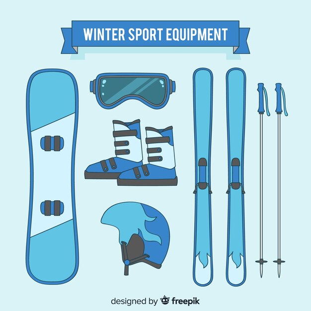 Colección equipamiento deportivo invierno