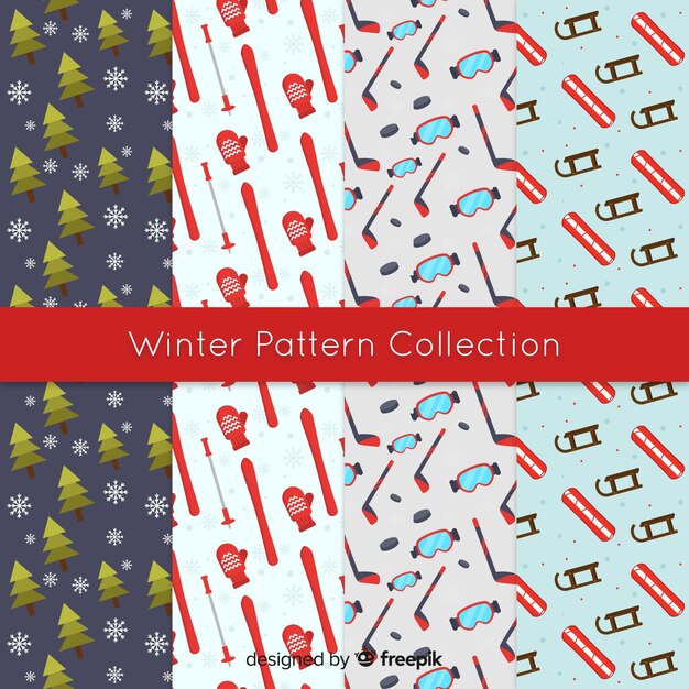 Colección de estampados de invierno