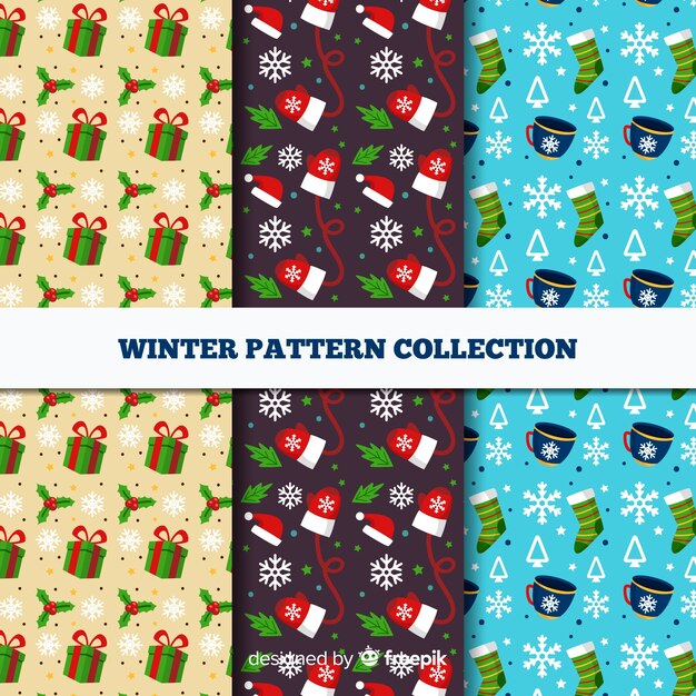 Colección de estampados de invierno