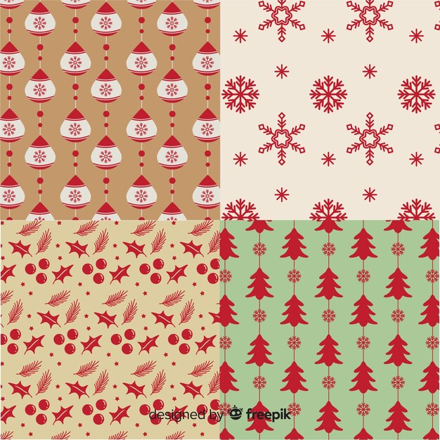 Colección de estampados de invierno 