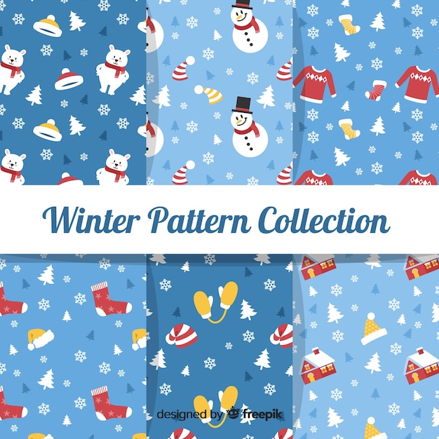 Colección de estampados de invierno