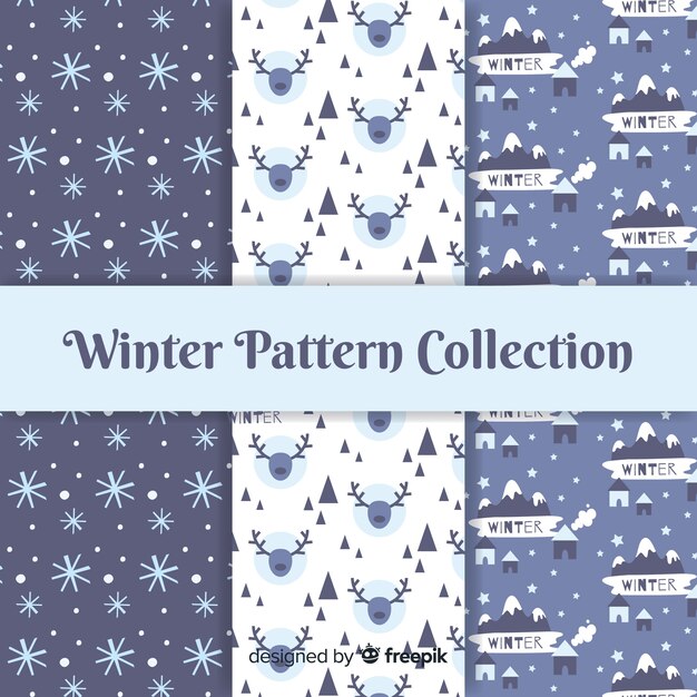 Colección de estampados de invierno