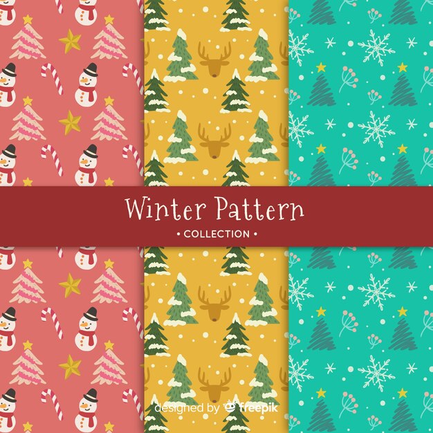 Colección de estampados de invierno