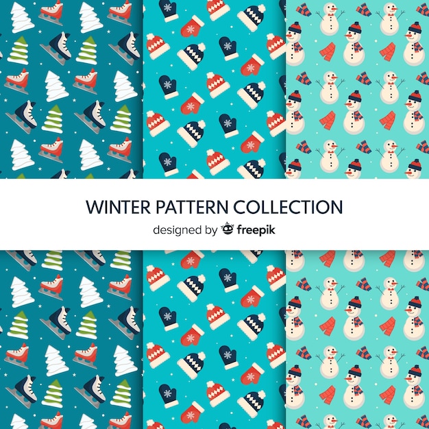 Colección de estampados de invierno