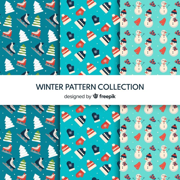 Colección de estampados de invierno