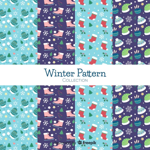 Colección de estampados de invierno