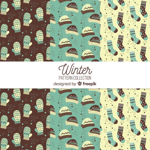 Colección de estampados de invierno