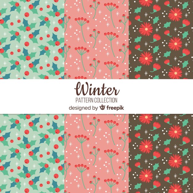 Colección de estampados de invierno