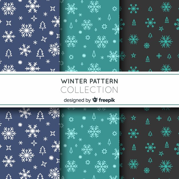 Colección de estampados de invierno