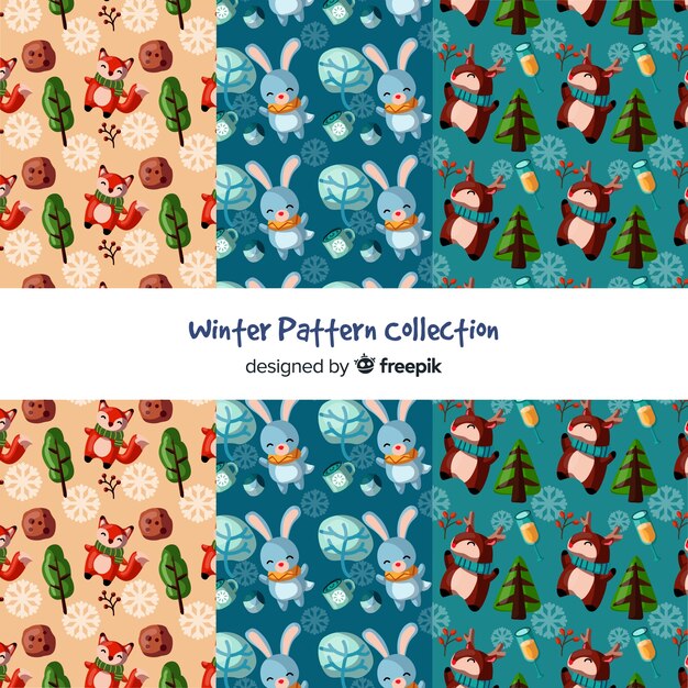 Colección de estampados de invierno