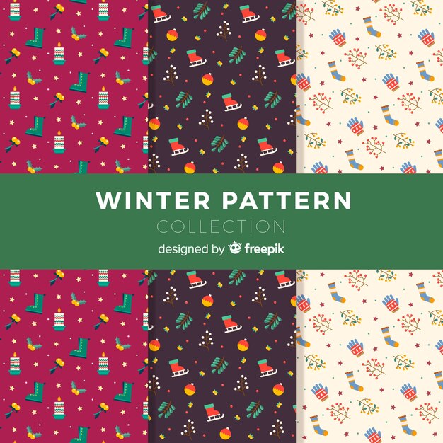Colección de estampados de invierno