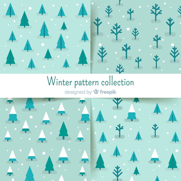 Colección de estampados de invierno