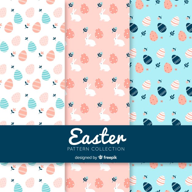 Colección de estampados de pascua