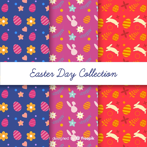 Colección de estampados de pascua