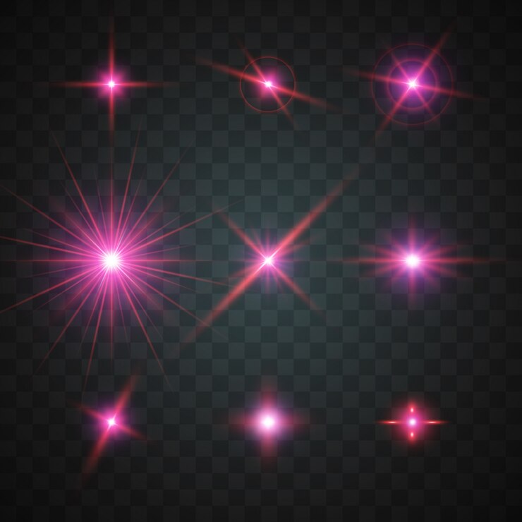 Vector gratuito colección de estrellas brillantes