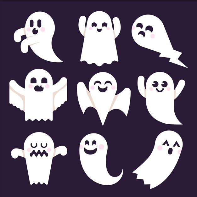 Colección fantasmas planos