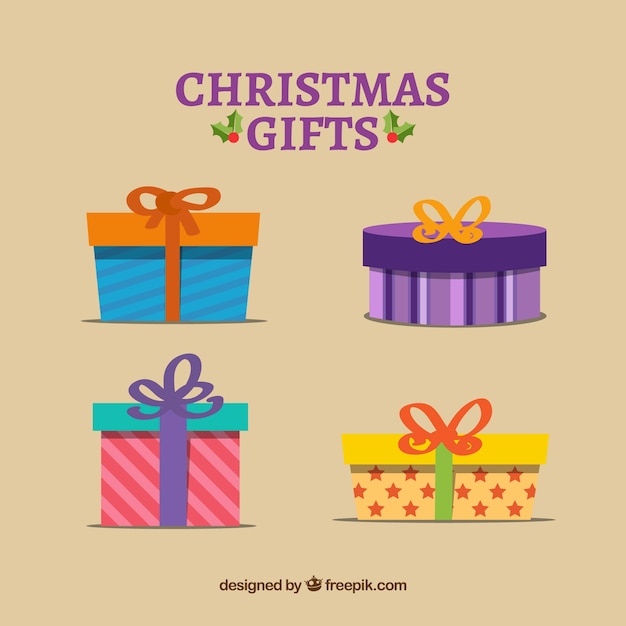 Colección fantástica de regalos de navidad