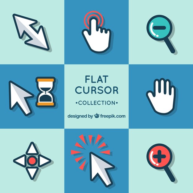 Colección flat de cursors