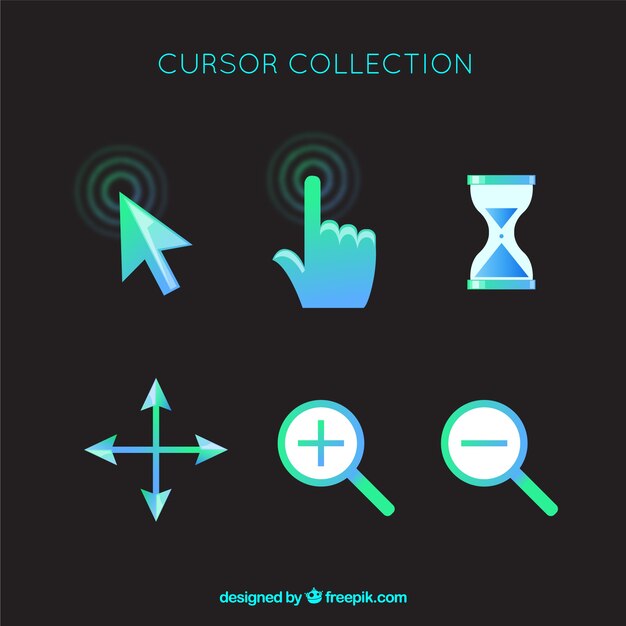 Colección flat de cursors