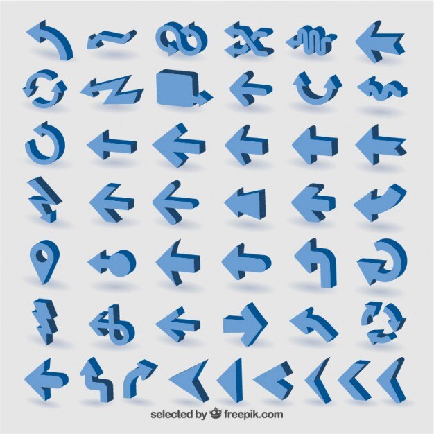 Colección Flechas azules
