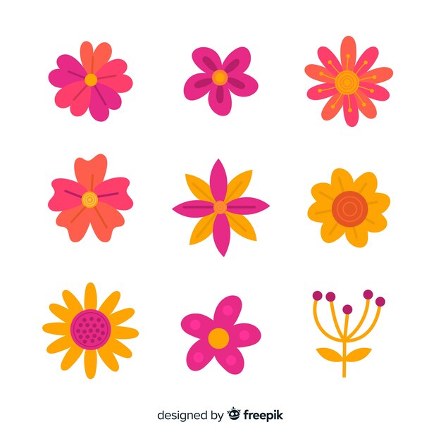 Colección floral de primavera
